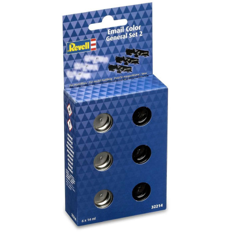 Sada barev Email Color 32214 - General Set 2 - Gloss (6 x 14ml)