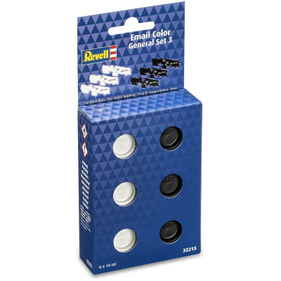 Sada barev Email Color 32215 - General Set 3 - Matt (6 x 14ml)