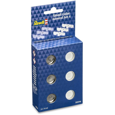 Sada barev Email Color 32216 - General Set 4 - Gloss/Matt (6 x 14ml)