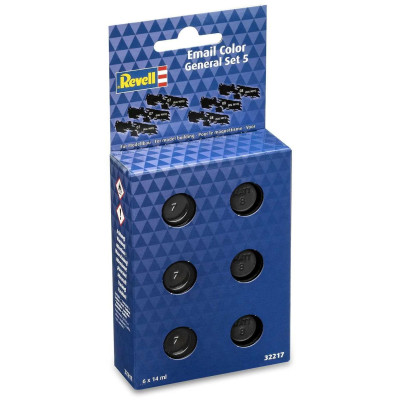 Sada barev Email Color 32217 - General Set 5 - Gloss/Matt (6 x 14ml)
