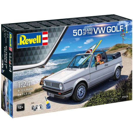 Gift-Set auto 05636 - 50 Years of the VW Golf 1 (1:24)