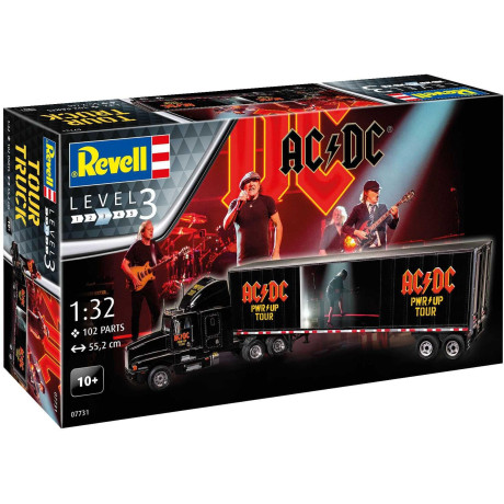 Plastic ModelKit truck 07731 - AC/DC Tour Truck "Power Up" (1:32)
