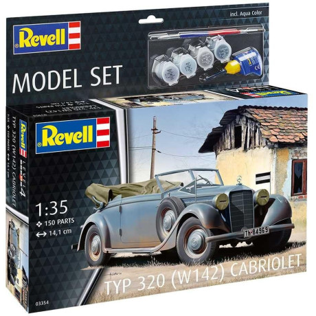 ModelSet auto 63354 - Typ 320 (W142) Cabriolet (1:35)