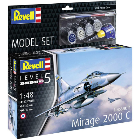 ModelSet letadlo 63813 - Dassault Mirage 2000C (1:48)