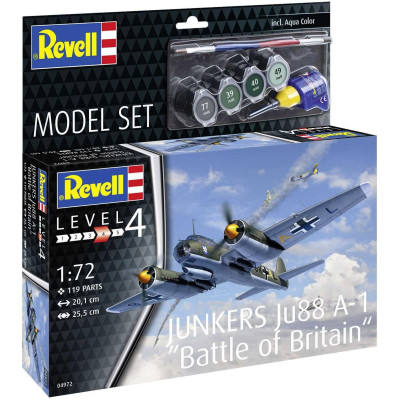 ModelSet letadlo 64972 - Junkers Ju88 A-1 "Battle of Britain" (1:72)