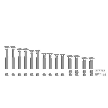 NOCH easy TRACK oszlopkészlet, ferde / döntött H0, TT, N, 14 oszlop