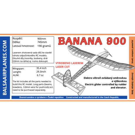 Banán 900 KÉSZLET 900mm