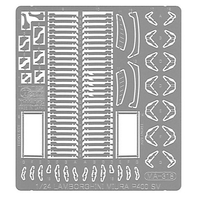 Hasegawa 20439 1/24 Lamborghini Miura P400 SV "Részletesen feljavított verzió"