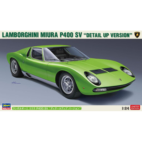 Hasegawa 20439 1/24 Lamborghini Miura P400 SV "Részletesen feljavított verzió"