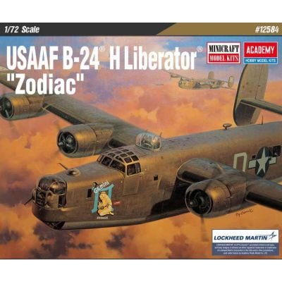 Model Kit letadlo 12584 - USAAF B-24H Liberator "Zodiac" (1:72)