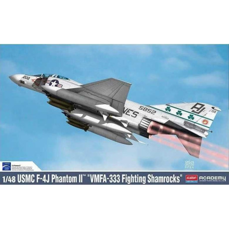 Model Kit letadlo 12356 - USMC F-4J Phantom II "VMFA-333 Fighting Shamrocks" (1:48)