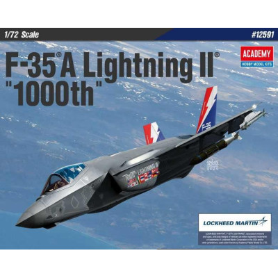 Model Kit letadlo 12591 - F-35A Lightning II "1000th" (1:72)