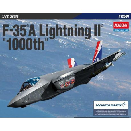 Model Kit letadlo 12591 - F-35A Lightning II "1000th" (1:72)