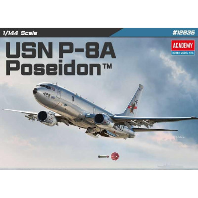 Model Kit letadlo 12635 - USN P-8A Poseidon (1:144)