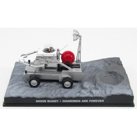 EDICOLA 007 MOON BUGGY 1971- JAMES BOND 007 - DIAMONS ARE FOREVER - SILVER 1/43