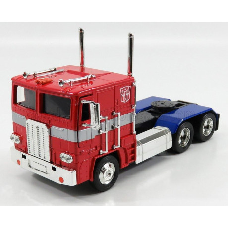 JADA FREIGHTLINER FLT86 TRACTOR TRUCK 3-ASSI 1986 - OPTIMUS PRIME TRANSFORMERS IV L'ERA DELL'ESTINZIONE - MOVIE 2014 - RED BLUE