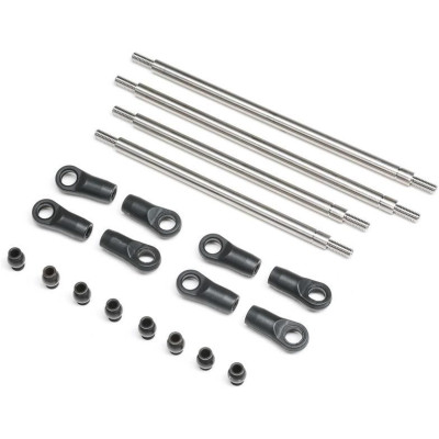 Axial táhla zadní nápravy 4WS, titan: Gilamon AXP8