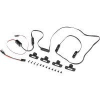 Alkatrész az Axial Gilamon AXP8 RC modellautóhoz: Rock többszínű LED világítás vezérlőegységgel.