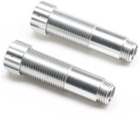 Alkatrész az Axial Capra 1.9 UTB és SCX10III Base Camp RC modellautóhoz: 11x43mm lengéscsillapító test, alumínium (2)., SCX10IIIBC