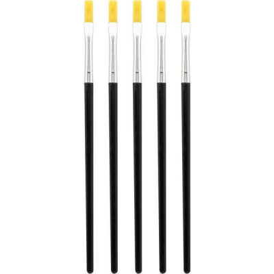 Modelcraft plochý štetec (sada 5ks)