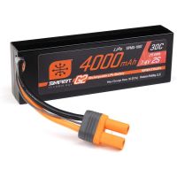 A Spektrum Smart G2 LiPol 7.4V 4000mAh 30C HC IC5 LiPo akkumulátor egy új generációs akkumulátor balanszer csatlakozó nélkül, IC5 adatkábellel. Spektrum™ intelligens töltő szükséges. Az integrált mikrochip tárolja az egyes akkumulátorok egyedi paramétereit. Méretek: 138 x 46 x 25 mm.