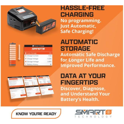 Spektrum Smart G2 LiPo 7.4V 4000mAh 30C IC5