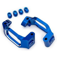 Nagy szilárdságú 6061-T6 alumíniumból készült Traxxas felfüggesztő blokk, precíz CNC megmunkálással a geometria megőrzése érdekében, kék eloxálva a lenyűgöző modell megjelenés érdekében. Tartalmazza: 4x 4x22 mm-es csapot, 4x 3x6 mm-es csavart, 4x ütközőt. Tunigny-i rész.