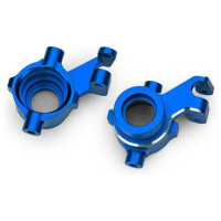 A Traxxas első blokkja rendkívül ellenálló 6061-T6 alumíniumból készült, CNC-n precízen megmunkálva a geometria megőrzése érdekében, kékre eloxálva a modell lenyűgöző megjelenése érdekében. Pár (bal és jobb), 3x18 mm-es csavarral (2).
