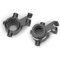 A Traxxas első blokkja rendkívül ellenálló 6061-T6 alumíniumból készült, CNC-n precízen megmunkálva a geometria megőrzése érdekében, szürke eloxálva a modell lenyűgöző megjelenése érdekében. Pár (bal és jobb), 3x18 mm-es csavarral (2).