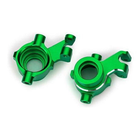 Traxxas těhlice přední hliníková zeleně eloxovaná (pár)