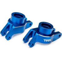 A Traxxas hátsó blokkja rendkívül ellenálló 6061-T6 alumíniumból készült, CNC-n precízen megmunkálva a geometria megőrzése érdekében, kékre eloxálva a modell lenyűgöző megjelenése érdekében. Pár (bal és jobb).