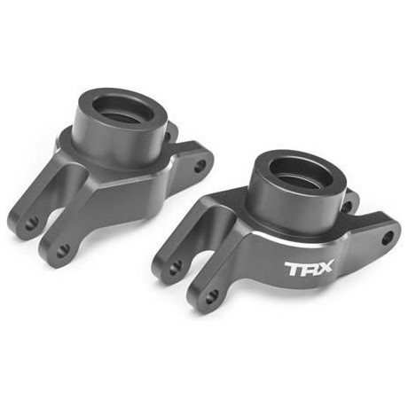 Traxxas těhlice zadní hliníková šedě eloxovaná (pár)