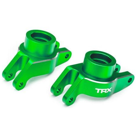 Traxxas těhlice zadní hliníková zeleně eloxovaná (pár)