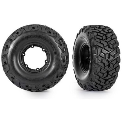Traxxas kolo 2.2/3.2, disk černý vnější, pneu Maxx Slash belted (pro NO10274, 10276) (2)