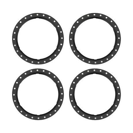 Traxxas kroužek Beadlock hliníkový černý (4)