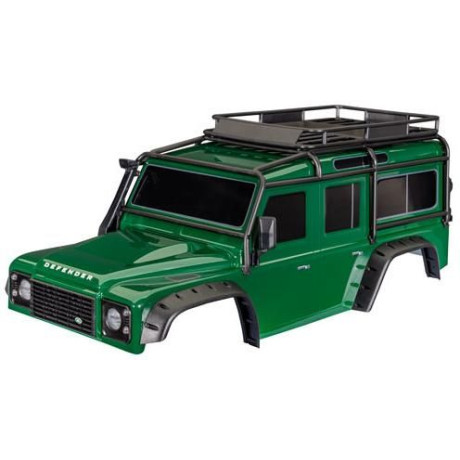 Traxxas karosérie TRX-4 Land Rover Defender zelená (bezsponková)