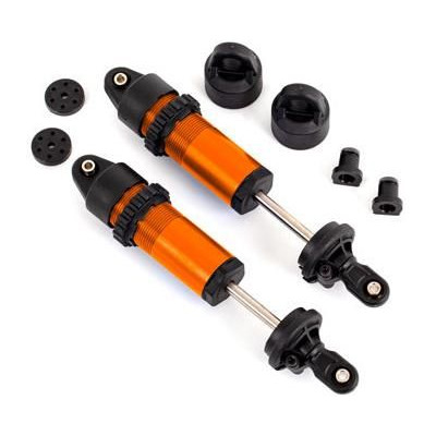 Traxxas tlumič krátký GT-Maxx hliníkový oranžově eloxovaný (2)