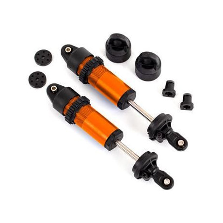 Traxxas tlumič krátký GT-Maxx hliníkový oranžově eloxovaný (2)