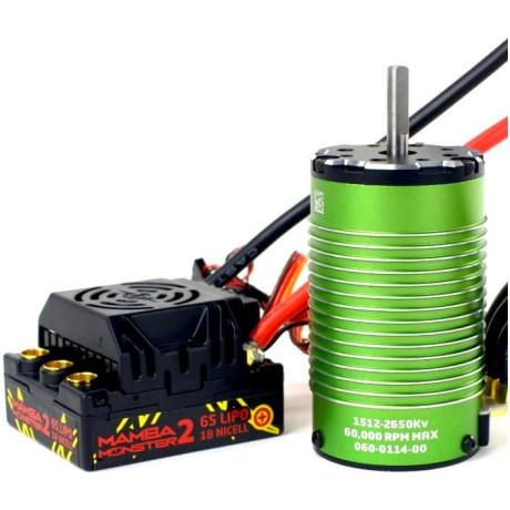 Castle motor 1512 2650ot/V senzored V2, reg. Mamba Monster 2