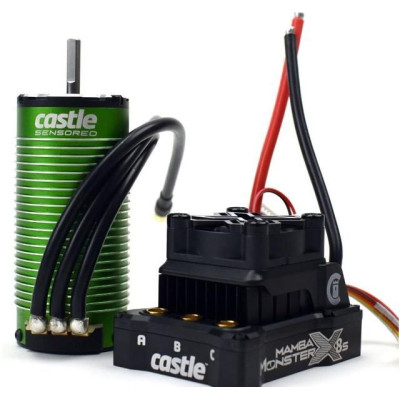 Castle motor 1520 1650ot/V senzored V2, reg. Mamba Monster X 8S