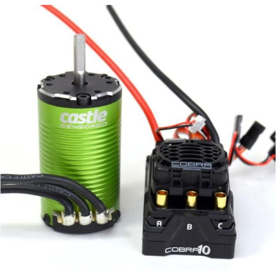 Castle motor 1412 3200ot/V senzored, reg. Cobra 10