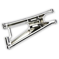 Traxxas 1:5/1:6 RC autómodellekhez (Funco) alkatrész: jobb első alsó kar króm (1). Rendkívül tartós kompozit anyagból készült, extrém terhelésre is alkalmas hideg időben.