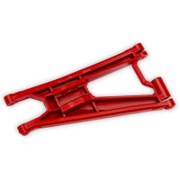 Traxxas 1:5/1:6 RC autómodellekhez (Funco) alkatrész: bal oldali első alsó kar piros (1). Rendkívül tartós kompozit anyagból készült, extrém terhelésre is alkalmas hideg időben.