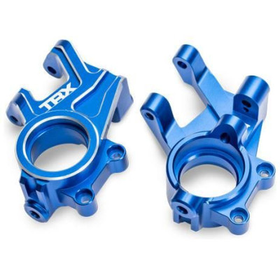 Traxxas těhlice hliníková modrá (pár)