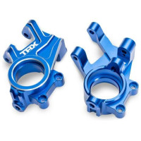 Tuning alkatrész Traxxas 1:5/1:6 RC autó modellekhez (Funco): alumínium kék blokk (pár). Nagyon tartós 6061-T6 alumíniumból készült, csavarok: 3x8 mm-es BCS (2), 4x35 mm-es BCS (2).