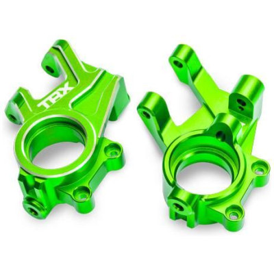 Traxxas těhlice hliníková zelená (pár)