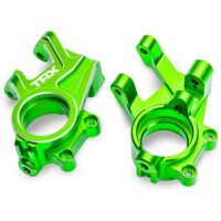 Tuning alkatrész Traxxas 1:5/1:6 RC autó modellekhez (Funco): zöld alumínium blokk (pár). Nagyon tartós 6061-T6 alumíniumból készült, csavarok: 3x8 mm-es BCS (2), 4x35 mm-es BCS (2).