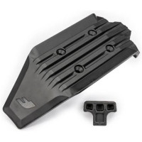 Traxxas 1:5/1:6 RC autómodellekhez (Funco) tartozó alkatrész: első vázburkolat, lengéscsillapító gumi.