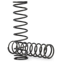 Traxxas lengéscsillapító rugó GTX #3.097 (2 db). A különböző merevségű rugók lehetővé teszik a felfüggesztés beállításainak módosítását. Minél nagyobb a rugószám, annál keményebb a rugó.