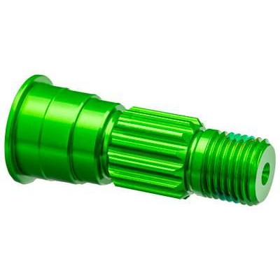 Traxxas hřídel předního kola hliníková zelená